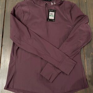 NWT Under Armour Maroon Half-Zip Top